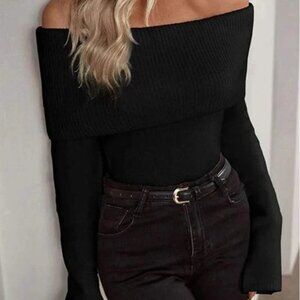 Knit Off the Shoulder Sweater